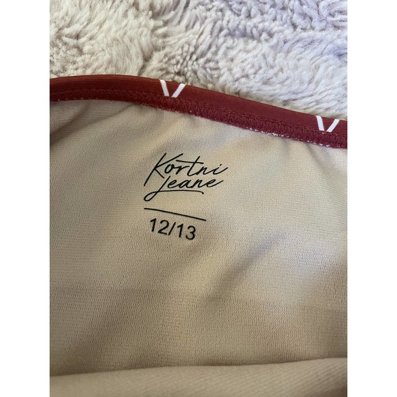 Kortni Jeane High Waist Diamonds Youth 12/13 Swim Bottoms Bikini Q2 - Picture 3 of 5